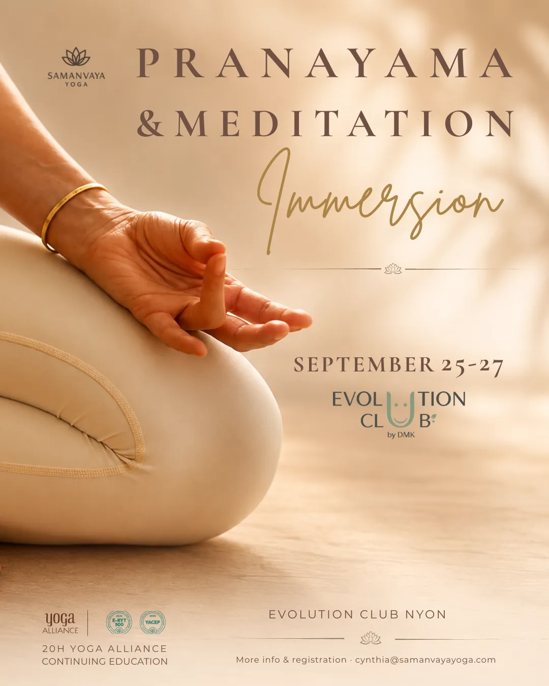 Certified Pranayama & Meditation Immersion
